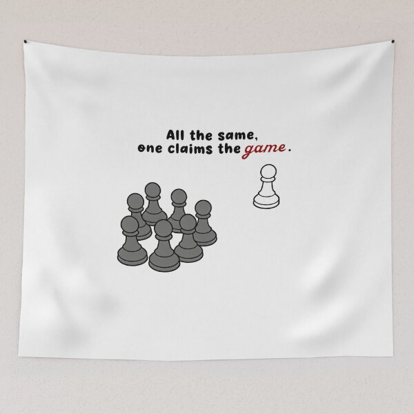 Item preview, Born to Stand Out – Chess Pawn designed and sold by Chezzstix.
