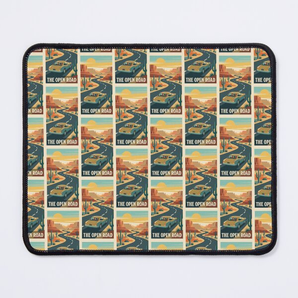 Item preview, Vintage Car Desert Highway Travel Poster designed and sold by hattie's.