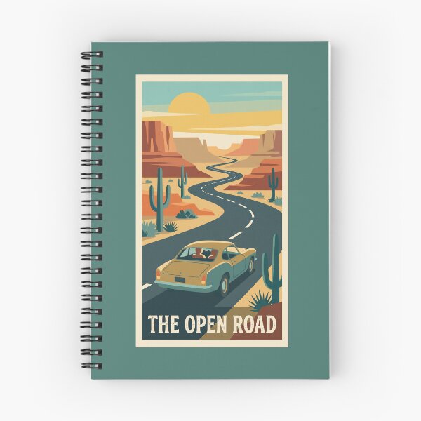 Item preview, Vintage Car Desert Highway Travel Poster designed and sold by hattie's.