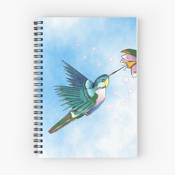 Item preview, Colorful Hummingbird And Flowers  designed and sold by Sartoris Art.
