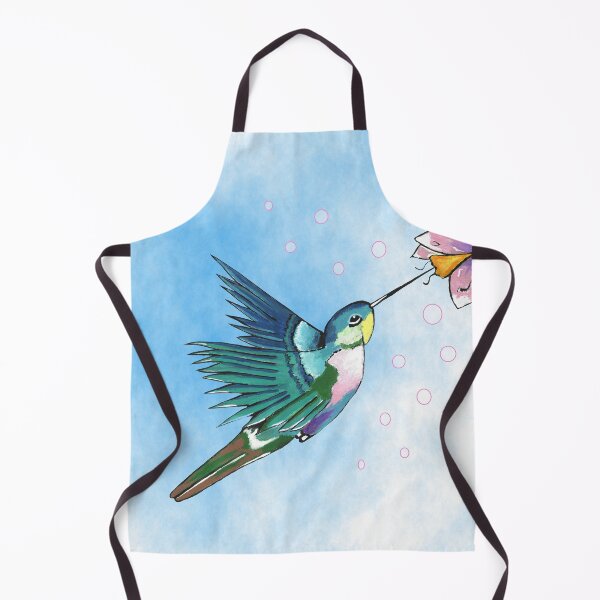 Item preview, Colorful Hummingbird And Flowers  designed and sold by Sartoris Art.
