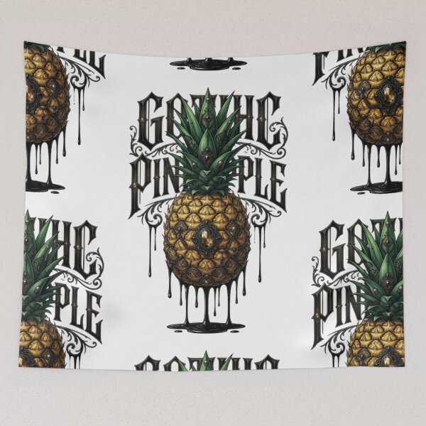 Item preview, Gothic Pineapple – Victorian Pineapple Dark Fashion T-Shirt designed and sold by Antik by Schulz.