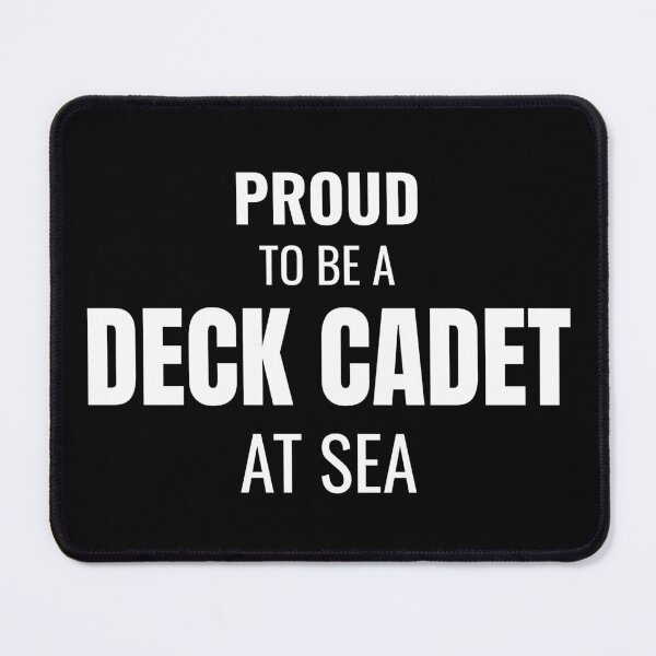 Item preview, Proud to be a Deck Cadet at Sea (White) designed and sold by ShipCrewNation.