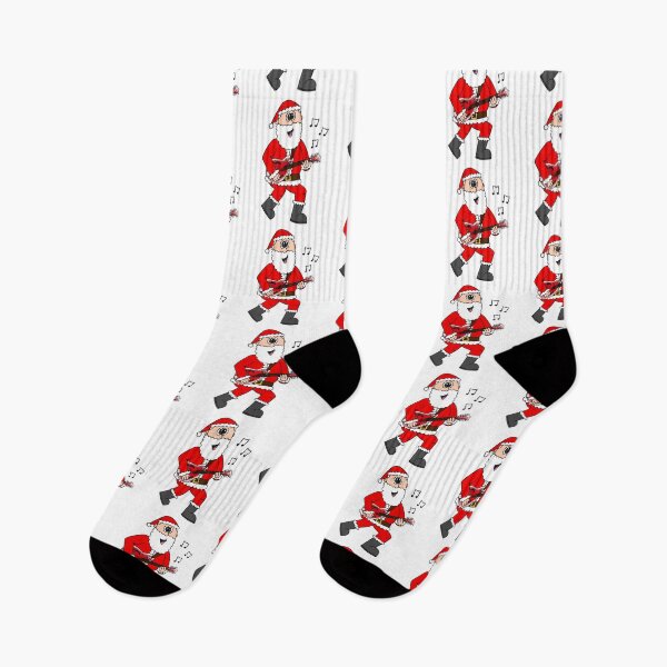 Item preview, Santa Playing Mandolin, Christmas Mandolinist Folk Musician designed and sold by doodlerob.