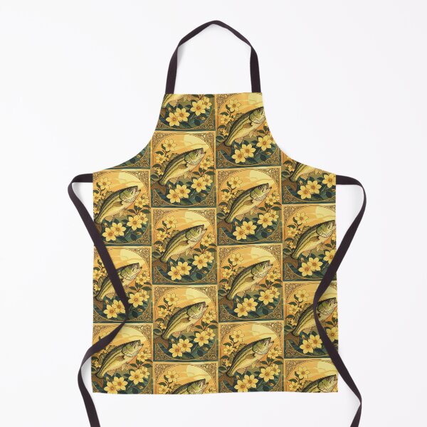 Item preview, Striped Bass Rockfish And Yellow Jasmine Flowers designed and sold by taiche.