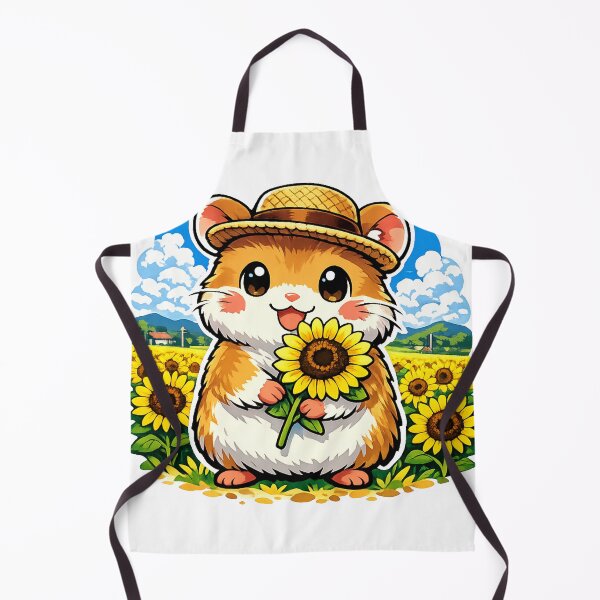 Item preview, Kawaii Hamster in Sunflower Field – Cute Japanese Summer Countryside designed and sold by kawaii animal store (in Japan).