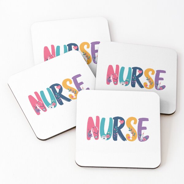 Item preview, NURSE Cute Modern Lettering designed and sold by YNELENT.