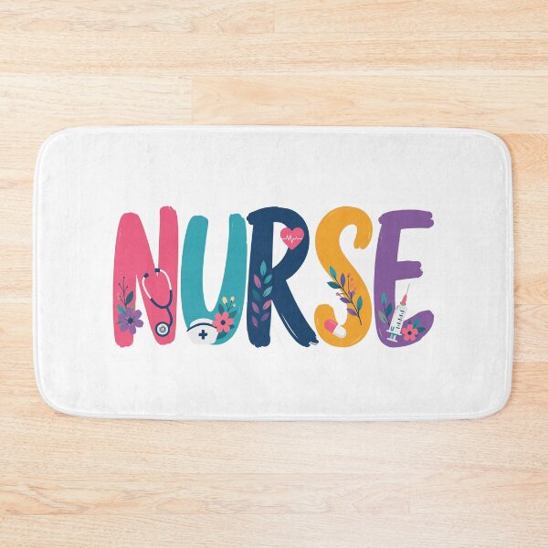 Item preview, NURSE Cute Modern Lettering designed and sold by YNELENT.