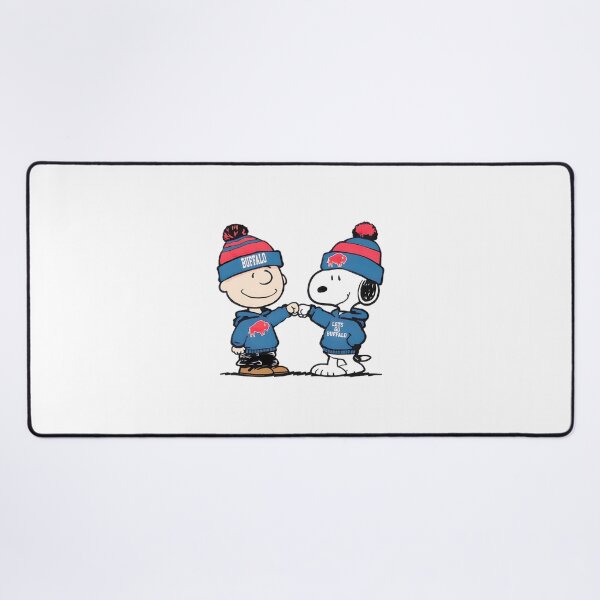 Item preview, Charlie Brown And Snoopy Nfl Buffalo Bills Football designed and sold by SunflowerAmArt.