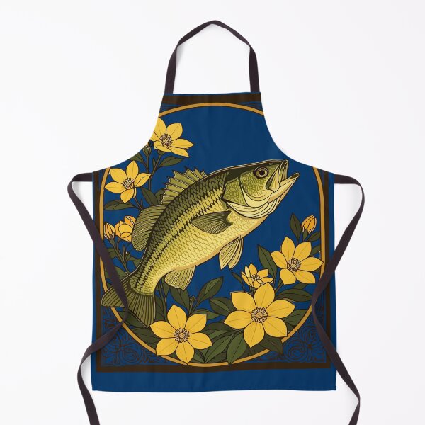 Item preview, Bass & Blooms Striped Rockfish And Jasmine Flowers designed and sold by taiche.