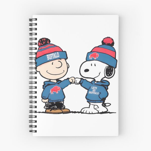 Item preview, Charlie Brown And Snoopy Nfl Buffalo Bills Football designed and sold by SunflowerAmArt.