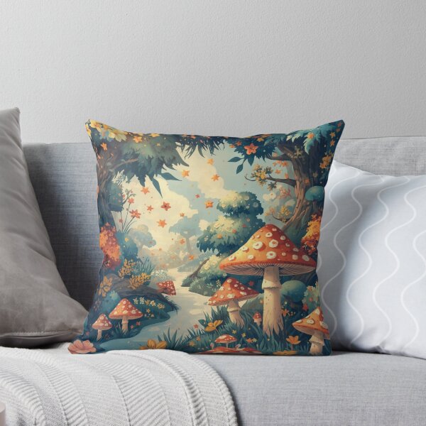 Item preview, Magical Forest Pattern – Whimsical Woodland Seamless Design in Pastel Colors designed and sold by Art70shop.