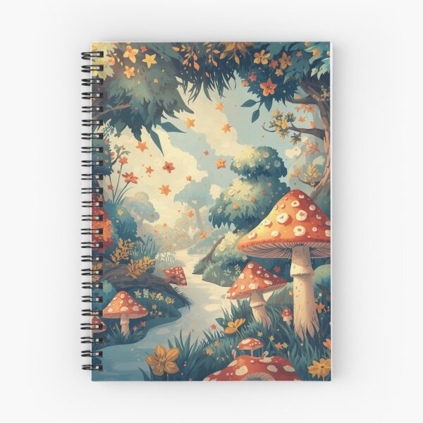 Item preview, Magical Forest Pattern – Whimsical Woodland Seamless Design in Pastel Colors designed and sold by Art70shop.
