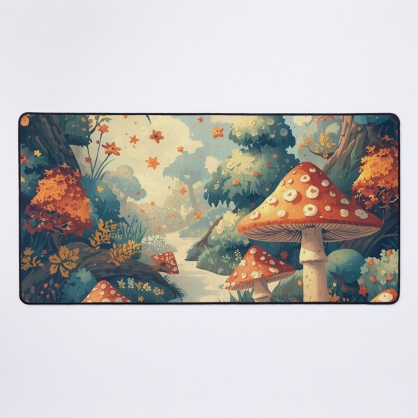 Item preview, Magical Forest Pattern – Whimsical Woodland Seamless Design in Pastel Colors designed and sold by Art70shop.
