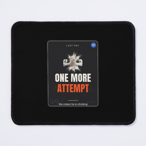 Item preview, One More Attempt - Funny Climbing Project Design designed and sold by OneMoreClub.