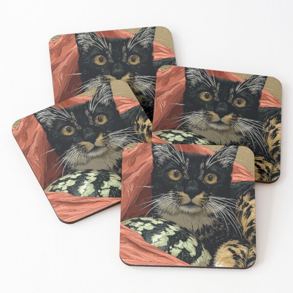 Item preview, Cat and a bag designed and sold by ArtifactsLab.