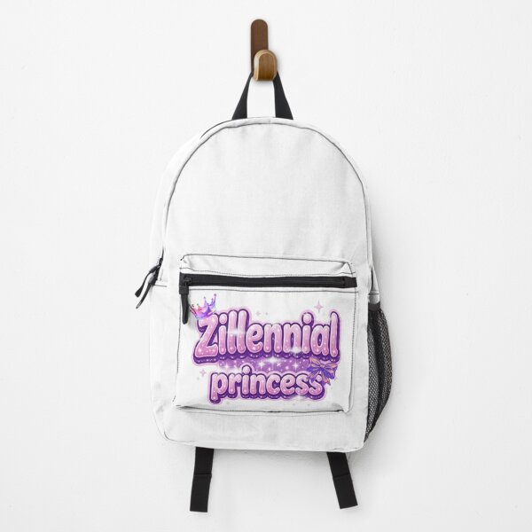 Item preview, Zillennial Princess Pink Y2K Glitter Aesthetic - Cute 90s 2000s Crown Bow Sticker designed and sold by Neurospicy Trolls.