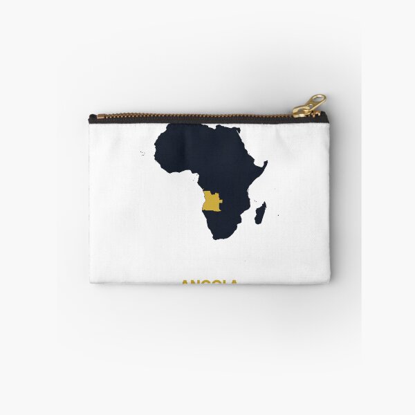 Item preview, Angola Highlighted on Africa Map Print designed and sold by Whoopau.