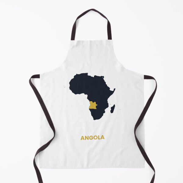 Item preview, Angola Highlighted on Africa Map Print designed and sold by Whoopau.