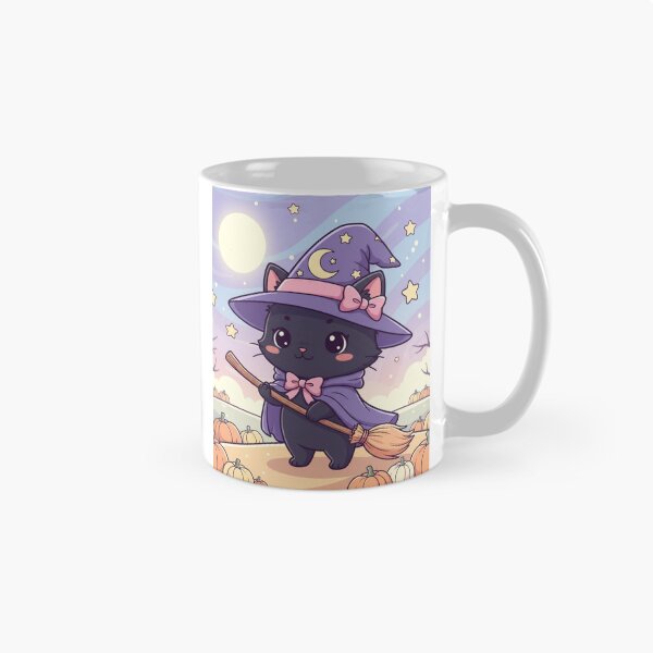 Item preview, Cute Witch Halloween Cat designed and sold by PawShow.
