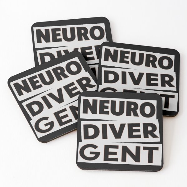 Item preview, Neurodivergent Ransom Note Typography designed and sold by weirdove.