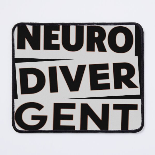 Item preview, Neurodivergent Ransom Note Typography designed and sold by weirdove.