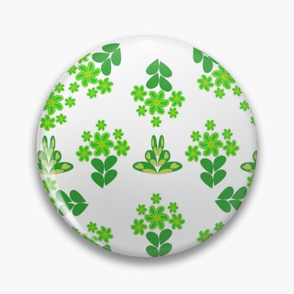 Item preview, Bright Green Botanical Floral Seamless Pattern with Leaves and Stylized Flowers, Decorative Vector Background designed and sold by Ei-Ei.