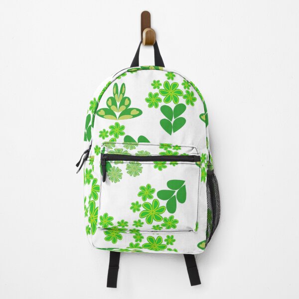 Item preview, Bright Green Botanical Floral Seamless Pattern with Leaves and Stylized Flowers, Decorative Vector Background designed and sold by Ei-Ei.