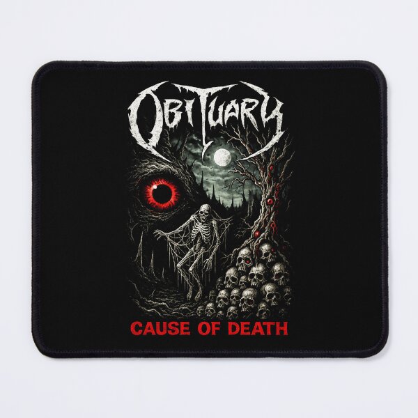 Item preview, Obituary – Cause of Death Classic Album Artwork Illustration designed and sold by interdesigner.