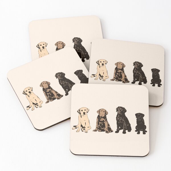 Item preview, Rainbow of Puppy Love - Sepia-Toned Labrador Puppies designed and sold by LittleMissTyne.