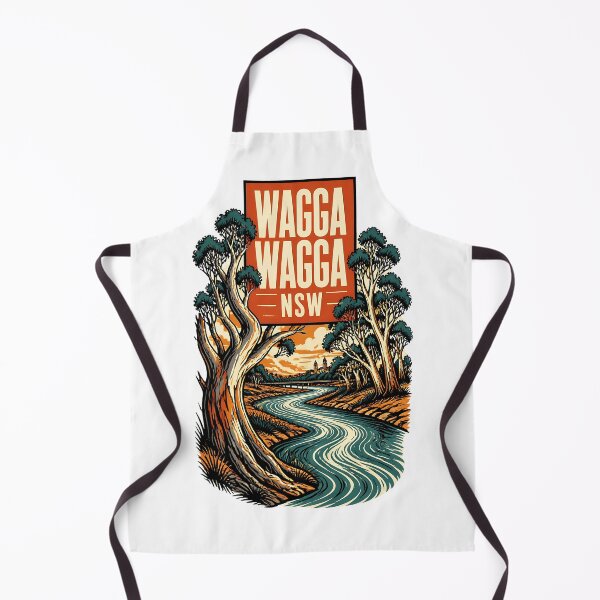 Item preview, Wagga Wagga New South Wales Australia Vintage Travel Poster designed and sold by TravelersGems.