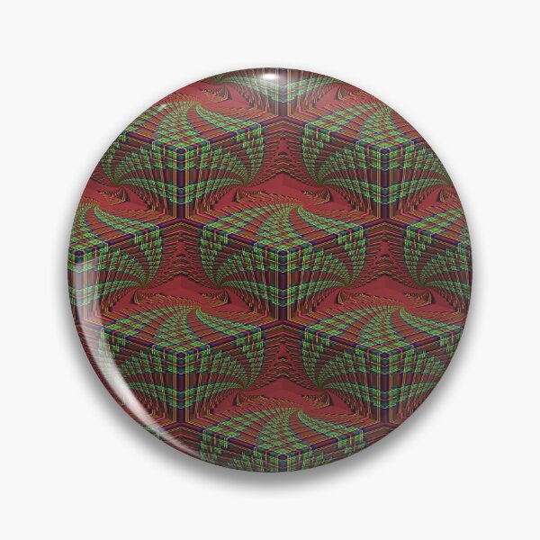 Item preview, Royal Stewart Tartan Droste Tunnel Ziggurat (Pattern) designed and sold by Cathedral of Curiosity.