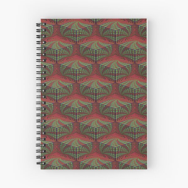 Item preview, Royal Stewart Tartan Droste Tunnel Ziggurat (Pattern) designed and sold by Cathedral of Curiosity.