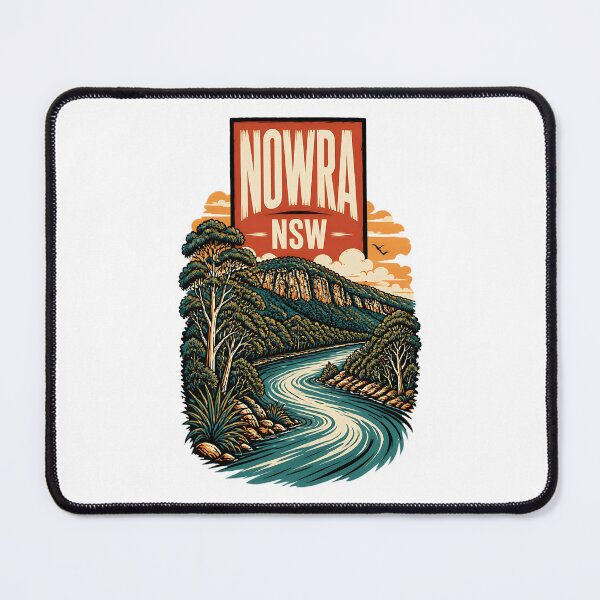 Item preview, Nowra New South Wales Australia Vintage Travel Poster designed and sold by TravelersGems.