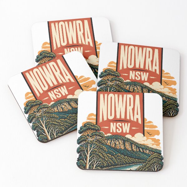 Item preview, Nowra New South Wales Australia Vintage Travel Poster designed and sold by TravelersGems.