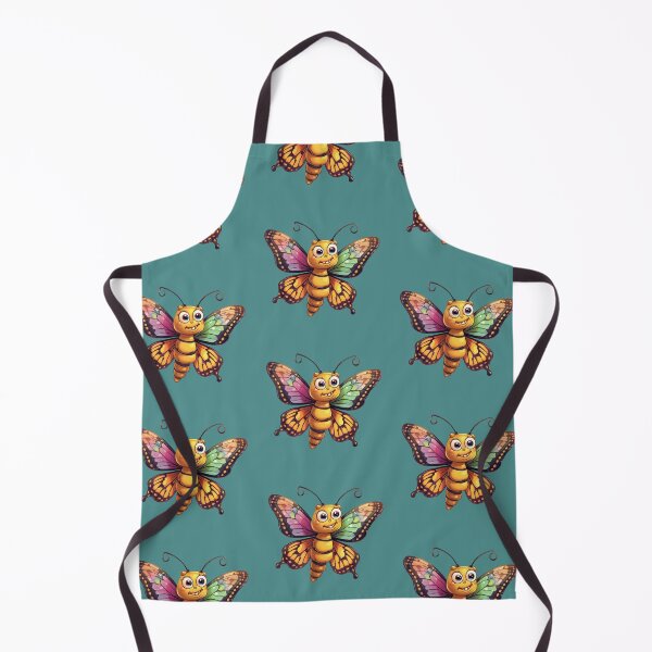 Item preview, A smiling bee-butterfly designed and sold by Art70shop.