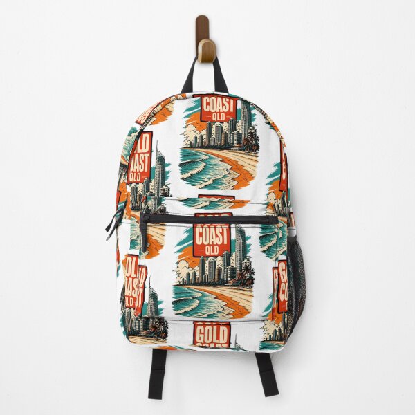 Item preview, Gold Coast Queensland Australia Vintage Travel Poster designed and sold by TravelersGems.