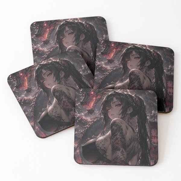 Item preview, Dark Dragon Empress – Japanese Fantasy Warrior Anime Art designed and sold by Dyan4.