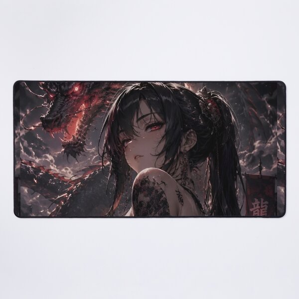 Item preview, Dark Dragon Empress – Japanese Fantasy Warrior Anime Art designed and sold by Dyan4.