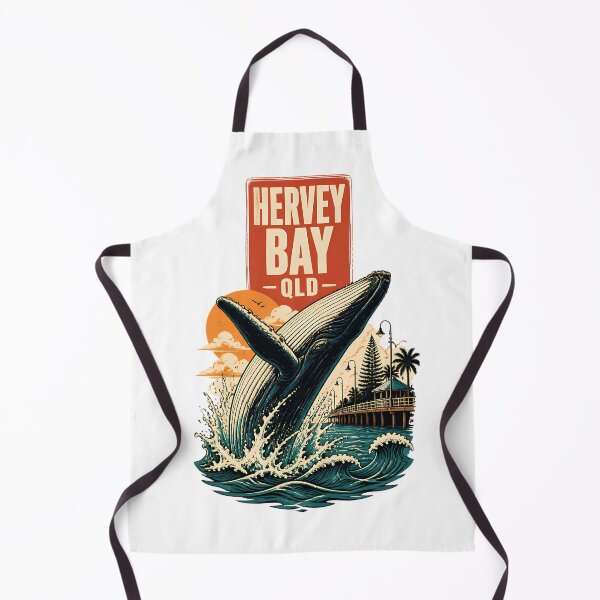Item preview, Hervey Bay Queensland Australia Vintage Travel Poster designed and sold by TravelersGems.