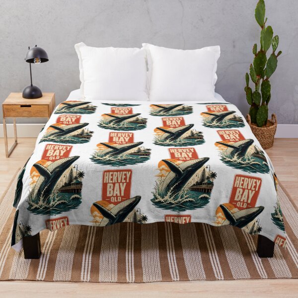 Item preview, Hervey Bay Queensland Australia Vintage Travel Poster designed and sold by TravelersGems.