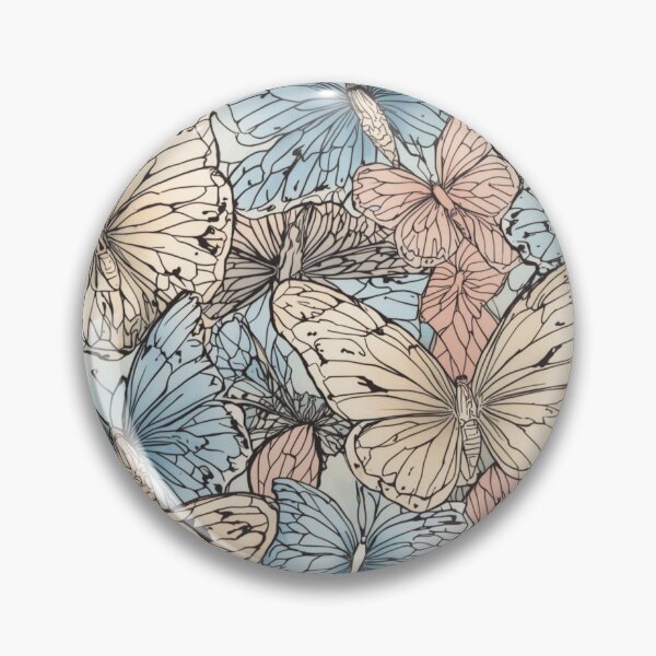 Item preview, Soft Butterfly Pattern – Gentle Pastel Seamless Design for Kids & Decor designed and sold by Art70shop.