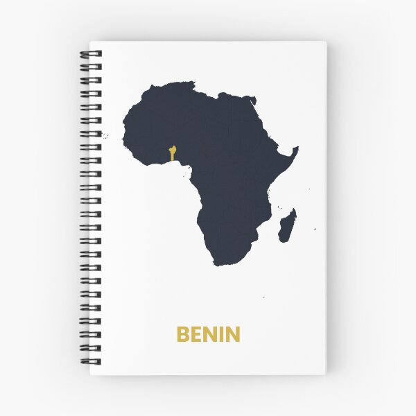 Item preview, Benin Highlighted on Africa Map Print designed and sold by Whoopau.