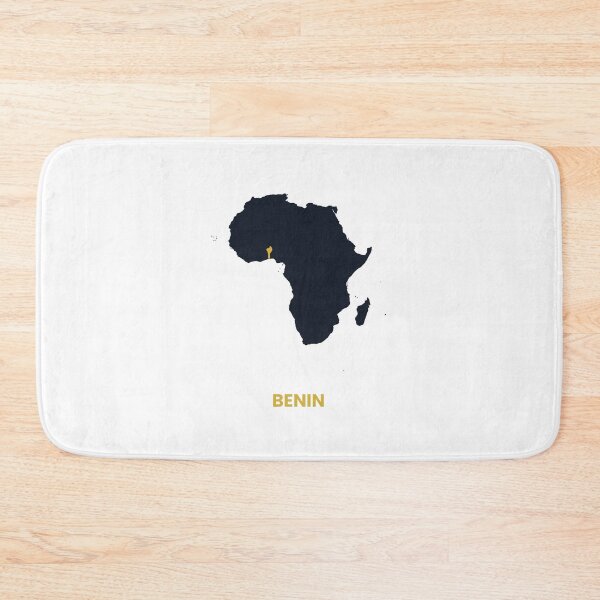 Item preview, Benin Highlighted on Africa Map Print designed and sold by Whoopau.