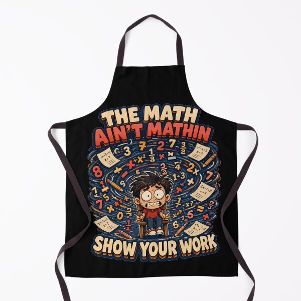 Item preview, The Math Aint Mathin Show Your Work Spiral Vortex Numbers Art Funny Teacher Humor Gift for Math Teachers designed and sold by Nightarel.