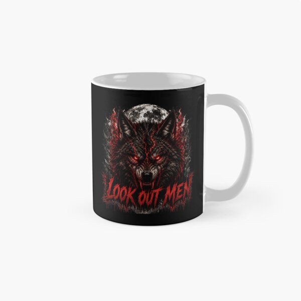 Item preview, Look Out Men Demonic Wolf designed and sold by BullBooy.