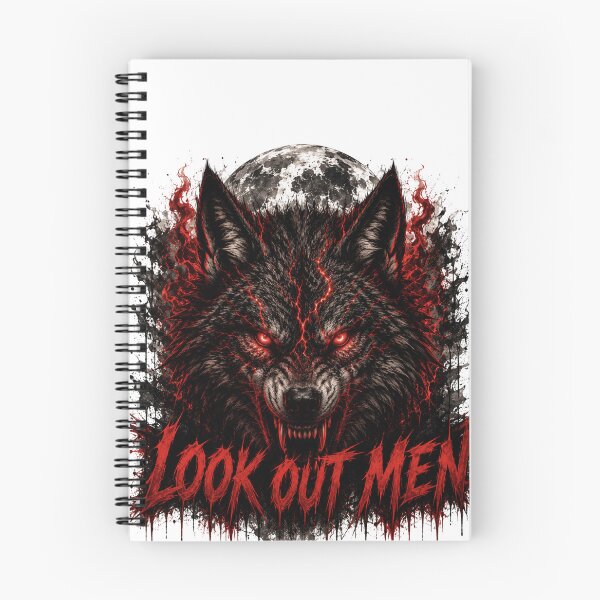 Item preview, Look Out Men Demonic Wolf designed and sold by BullBooy.