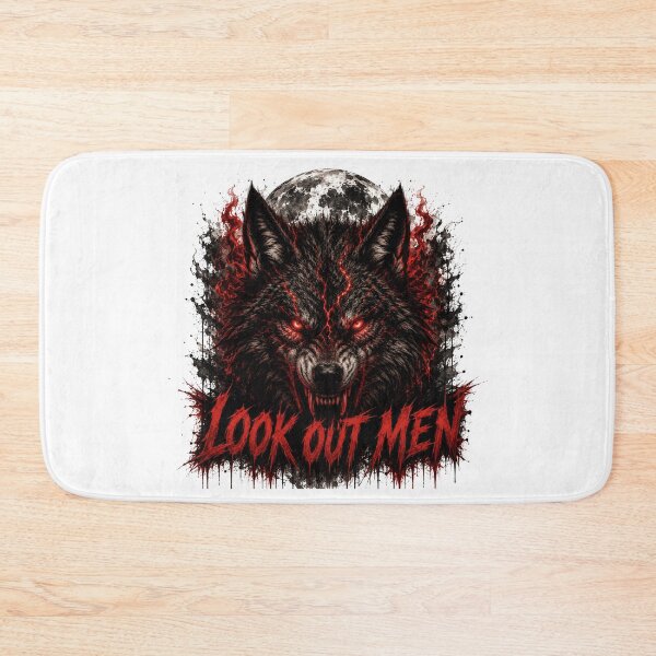 Item preview, Look Out Men Demonic Wolf designed and sold by BullBooy.