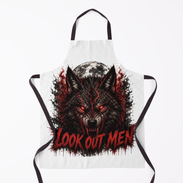 Item preview, Look Out Men Demonic Wolf designed and sold by BullBooy.