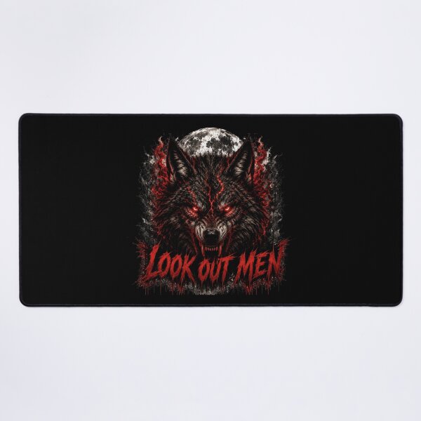 Item preview, Look Out Men Demonic Wolf designed and sold by BullBooy.